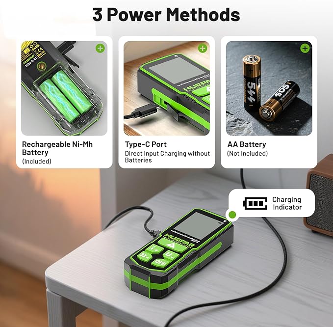 395FT Bluetoothed Green Laser Measuring Tool - Image 8