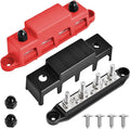 Bolipoeq Bus Bar 250A 12V Power Distribution Block 4 x 3/8" Studs by Unknown