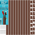 Brown Channel Kit Hide Wires - 157in Cord Concealer by EVZA
