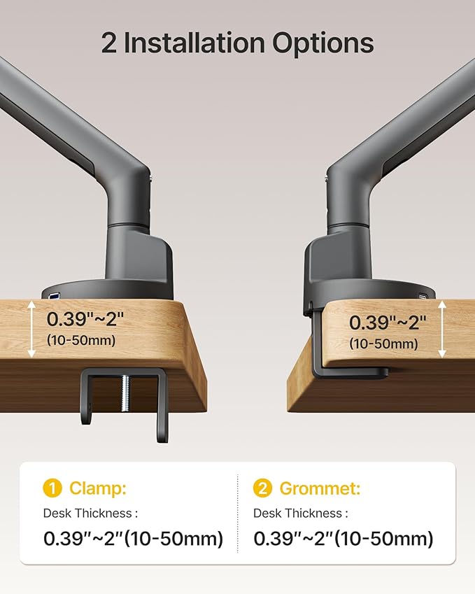 monTEK Single Monitor Arm with USB - Image 5