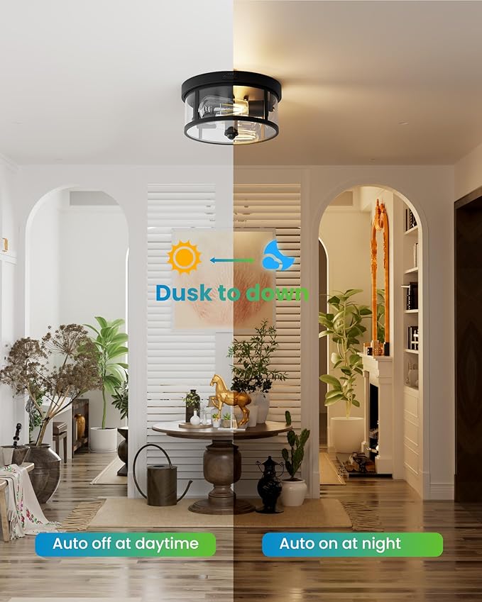 2Pack Outdoor Ceiling Light - Image 4
