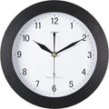 Atomic Wall Clock，US Auto Calibration Time 10 Inch Round Clock, Battery Operated by TrulySilentClocks