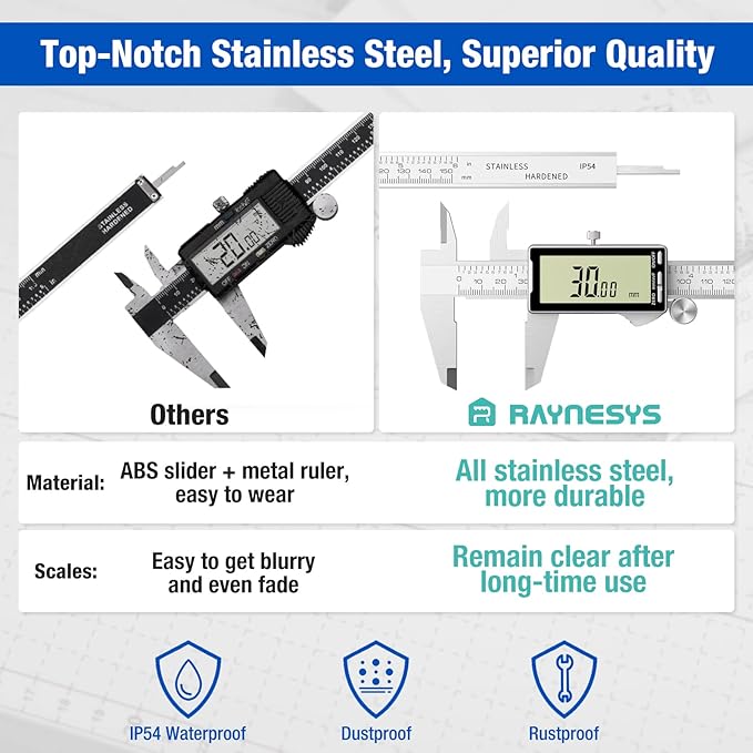 Raynesys Digital Caliper 6 Inch - Image 4