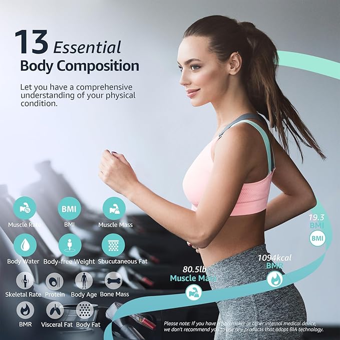 Posture Scale for Body Weight, Digital Bathroom Smart Scale, 13 Body - Image 5