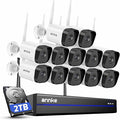 ANNKE Wireless Security Camera System 2TB Hard Drive, 16CH 4K WiFi NVR Kit by ANNKE