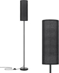 FRIDEKO HOME Floor Lamp with Black Shade, Simple Design with Foot Pedal Switch by FRIDEKOHOME