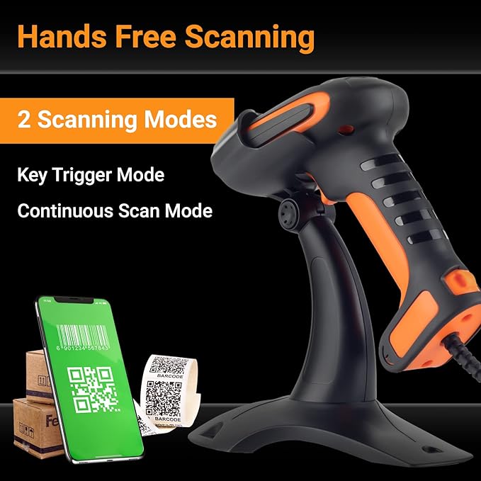Tera Pro Extreme Performance Industrial Grade 1D 2D QR Barcode Scanner Wired - Image 4
