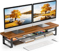 NestNeat Dual Monitor Stand, 35.4 Inch Monitor Stand Riser by NestNeatHome