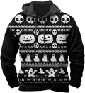 Halloween Hoodie Men Graphic Pumpkin Ghost Printed Sweatshirt Casual Trendy by Spatofa