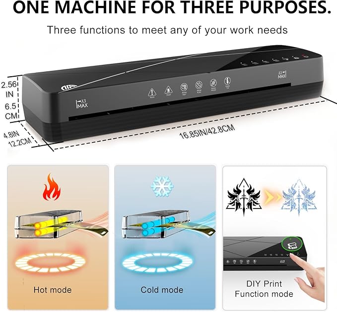 Crenova Laminator Machine 13 inch, Laminating Machine - Image 4