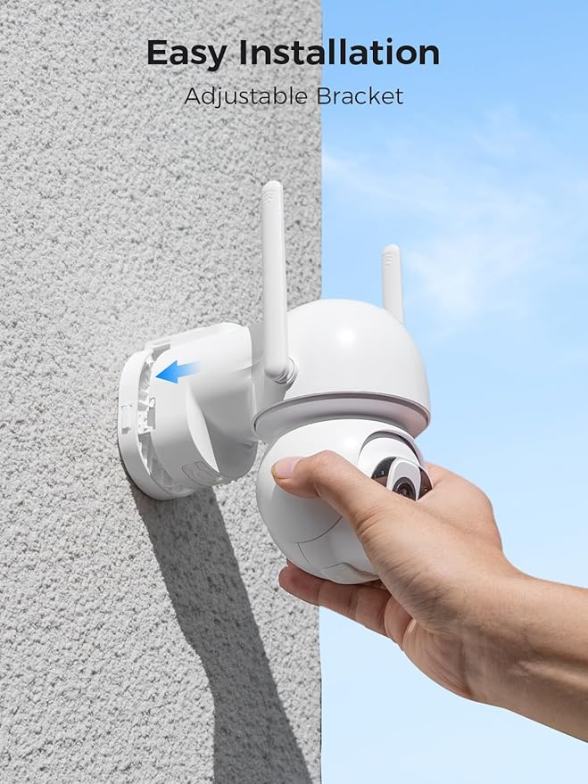 Solar Security Camera Outdoor Wireless WiFi Pro, 4MP Color Night Vision - Image 7