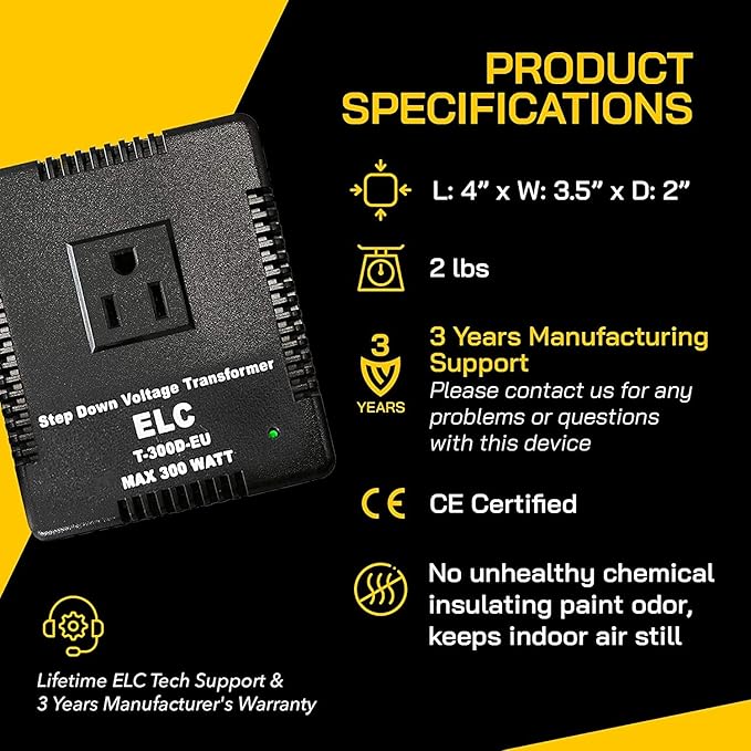 ELC 300-Watt Voltage Converter - Image 8