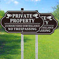 No Trespassing Signs Private Property, Video Surveillance Sign, No Trespassing by Unknown