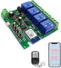 Newgoal 4 channelsWiFi Wireless Smart Switch Inching Self-locking Relay Module by Newgoal