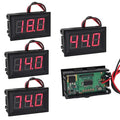 DiGiYes 5 Pack DC 5-120V Digital Mini Voltmeter 2 Wire 0.56 inch LED Display by DiGiYes