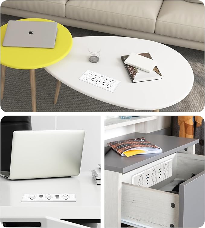 VILONG 14 in 1 Recessed Power Strip - Image 6