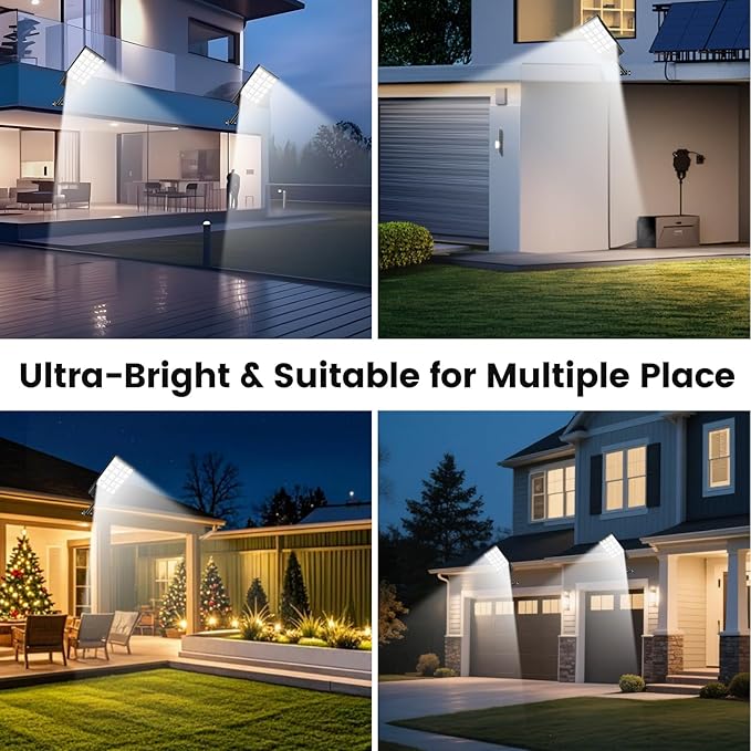 2 Pack 16" Large Solar Street Lights Outdoor Waterproof - Image 7