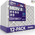 BNX TruFilter 20x25x1 Air Filter MERV 8 by BNX