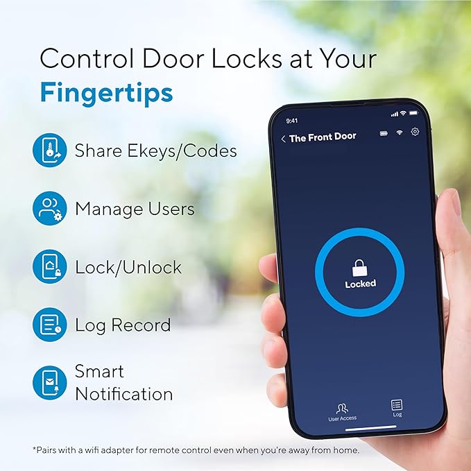ULTRALOQ U-Bolt Smart Lock, 5 in 1 Keyless Entry Door Lock - Image 4