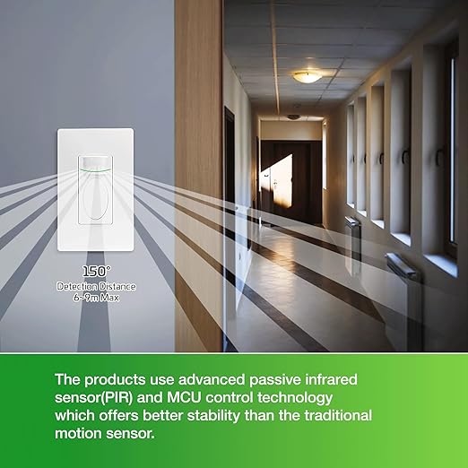RAYZEEK Motion Sensor Light Switch, Need Ground Wire, Occupancy Sensor Switch - Image 5