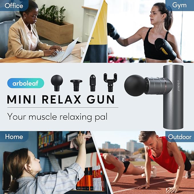 arboleaf Massage Gun Deep Tissue, Full-Metal Electric Portable Hand Held - Image 3