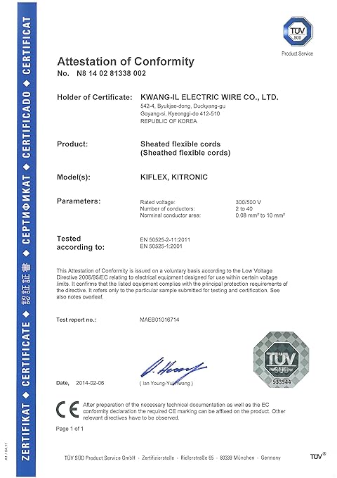 KWANGIL 4C 20AWG AMSB Shielded Cable Wire - Image 6