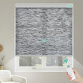 Kilonity Motorized Roller Shades, Light Filtering Remote Control Custom Window by Unknown