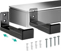 WALI Universal Soundbar Wall Mount, Center Channel Speaker Wall Mount Dual by WALI