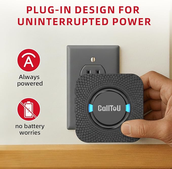 CallToU Caregiver Pager Wireless Call Bell Alert Button - Image 3