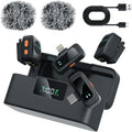 LIZHUZHONG Ai Mini Mic Wireless Lavalier Microphone System, Magnetic & Clip-On by Unknown