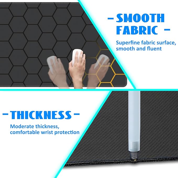 Desk Mat, 35.4"x15.7" Big Mouse Pad - Image 5