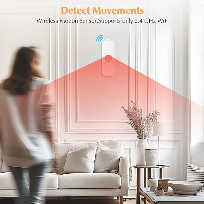 eMylo WiFi Motion Sensor 2 Pack, Smart Wireless Presence Sensor Detector - Image 3