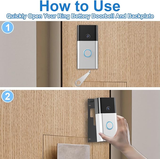 Pyfhy Ring Video Doorbell Key Replacement Tool, Doorbell Camera Opening Key - Image 5