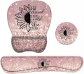 Mouse Pad Wrist Support and Keyboard Wrist Rest Set by Unknown