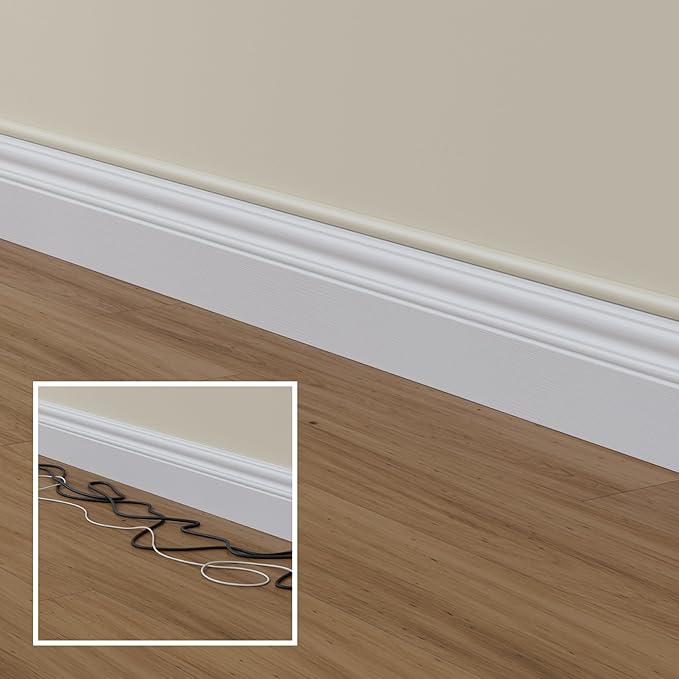 D-Line 31.4in TV Cord Hider, Patented Half Round Cable Cover, Hide Wall Mount - Image 5