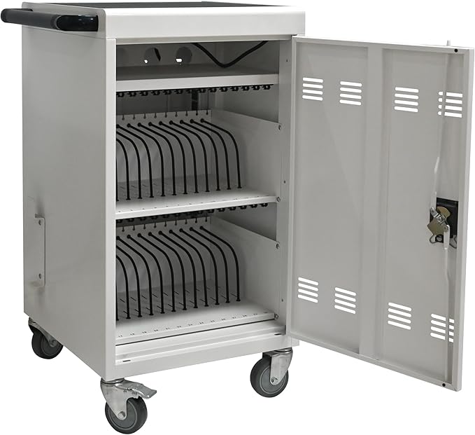 Aokleo Laptop Charging Cart, 32 Devices Tablet Storage Carts by Unknown