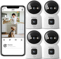Anlapus 4 x A51D 4MP Dual Lens Indoor Security Camera, Motion Detect, Auto Track by Anlapus