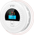 1-Pack Interconnected Smoke and Carbon Monoxide Detector, Test Button & by WUZETIAN