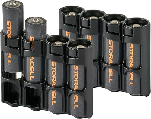 AA Battery Storage Caddy by Storacell, Holds 4 Batteries - Image 2