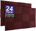 Foam Factory Inc 24 Pack Color Acoustic Foam Panel Studio Soundproofing Wedge by Unknown