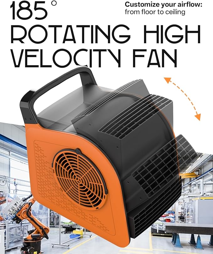 Puligoth Air Mover Blower Fan: High Velocity Floor Fans - Image 5