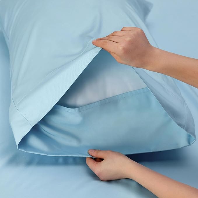 Bedsure Cooling Sheets Twin XL, Rayon Derived from Bamboo, Breathable & Soft - Image 5