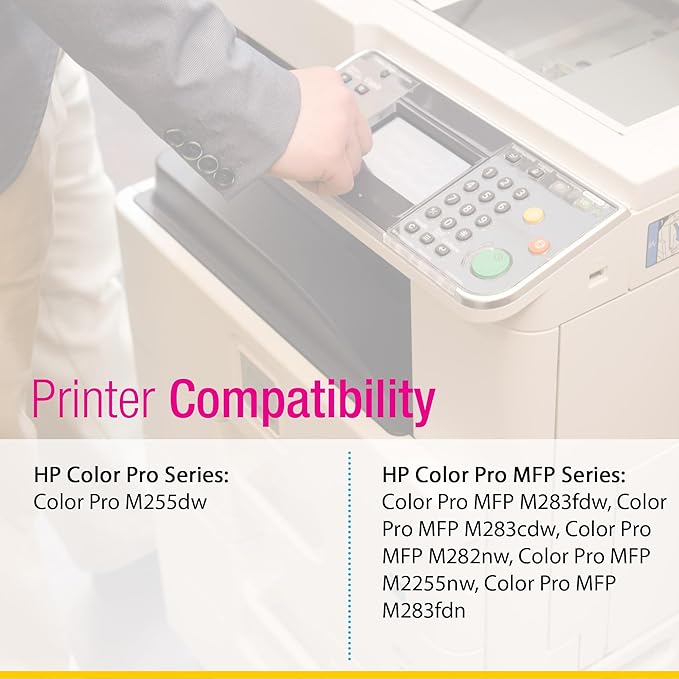 CS Replacement Compatible with HP Color Pro MFP M283fdw Toner Cartridge W2110A - Image 5