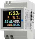 KETOTEK Single Phase Energy Meter Din Rail Electricity Usage Monitor AC 40-300V by KETOTEK