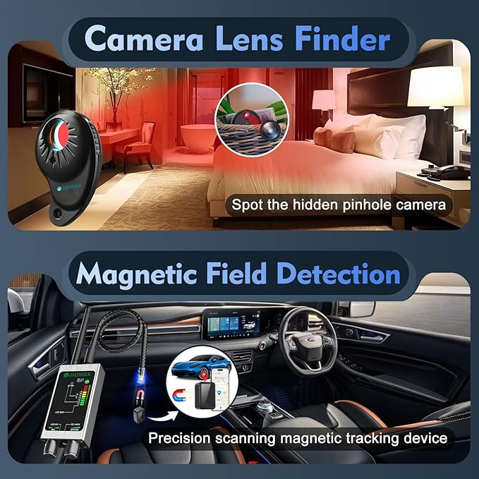 JMDHKK M8000 Hidden Camera Detector, Bug Detector, Camera Finder, Signal - Image 3