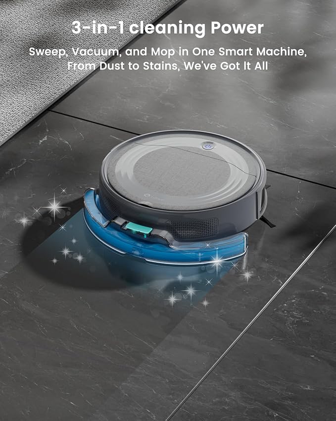 Lefant M310 Ultra Robot Vacuum and Mop, 6000Pa Suction-Slim Robotic Cleaner - Image 4