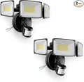 Onforu 2 Pack 100W 11000LM LED Motion Sensor Outdoor Lights, Dusk to Dawn Flood by Onforu