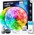 DAYBETTER 100 ft Smart WiFi Led Lights, Led Strip Lights Work by DAYBETTER