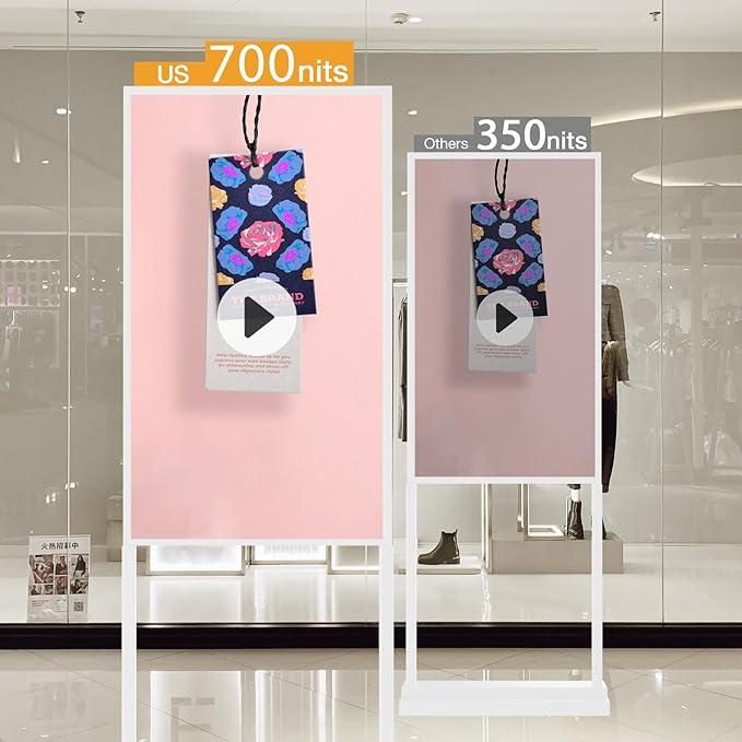 Canlarriz 43 Inch 4K Touchscreen Kiosk, Indoor Capacitive Touch Floor Standing - Image 5