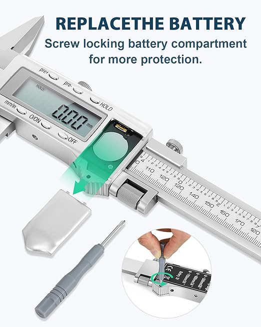 Mxmoonfree 12-Inch Digital Caliper - Image 6